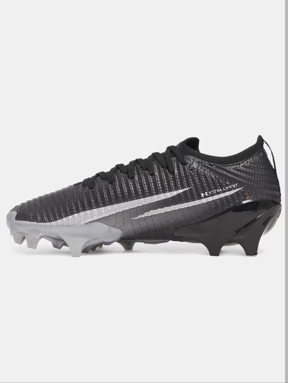 Under Armour Blur Pro Football Cleats Black / Metallic Silver Size 6.5